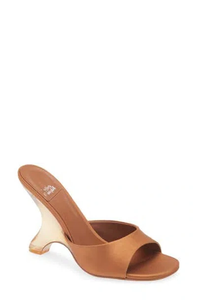 JEFFREY CAMPBELL JEFFREY CAMPBELL MEW 2 SATIN SLIDE SANDAL