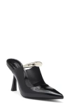Jeffrey Campbell Mindful Pointed Toe Pump In Black Silver