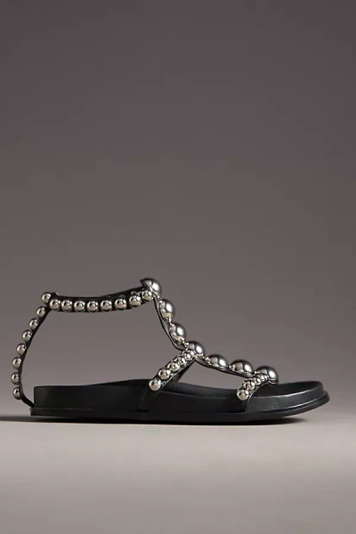 Jeffrey Campbell Minnow Sandals In Black