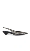 Jeffrey Campbell Monday Heels In Black Silver