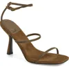 Jeffrey Campbell Monica Ankle Strap Sandal In Brown