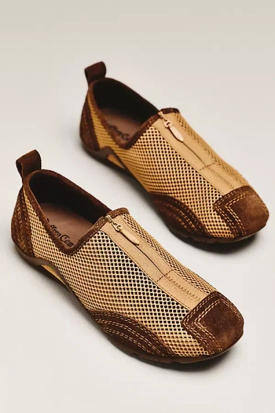 Jeffrey Campbell Morely Mesh Water Shoes In Brown