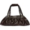 Jeffrey Campbell Mothership Leather Handbag In Brown