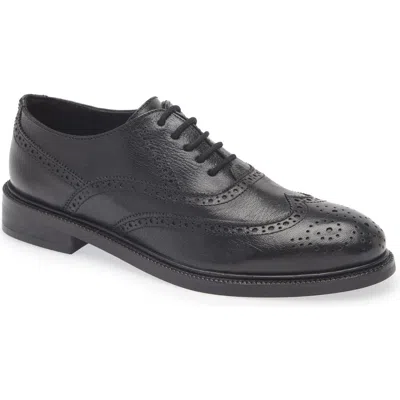 Jeffrey Campbell Moyra Oxford In Black Crinkle