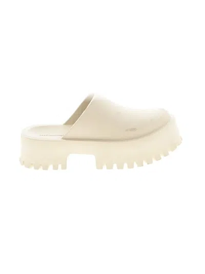 Pre-owned Jeffrey Campbell Mule/clog In White