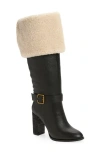 Jeffrey Campbell Nestle Knee High Boot In Black