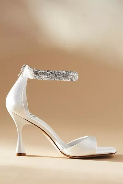 Jeffrey Campbell No Curfew Ankle-strap Heels In White