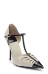 Jeffrey Campbell Nouvelle Pointed Toe Pump In Gray