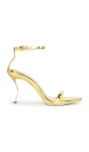 Jeffrey Campbell Obsession Ankle Strap Sandal In Gold