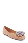 Jeffrey Campbell Ornate Flat In Neutral