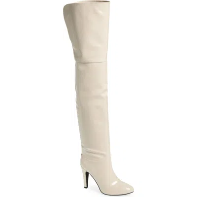 Jeffrey Campbell Overlook Over The Knee Boot In White