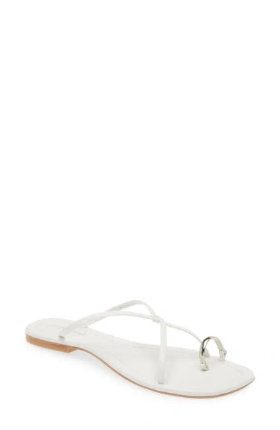Jeffrey Campbell Pacifico Slide Sandal In White