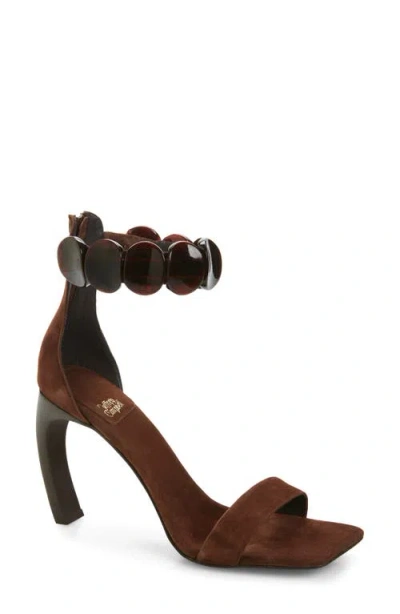 Jeffrey Campbell Palia Ankle Strap Sandal In Brown