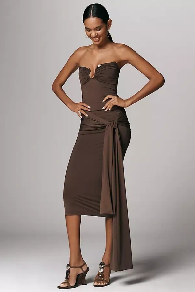 Jeffrey Campbell Palma Wedge Heels In Brown