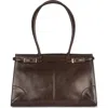Jeffrey Campbell Palomino Leather Satchel In Brown