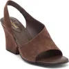 Jeffrey Campbell Pastiche Half D'orsay Sandal In Brown