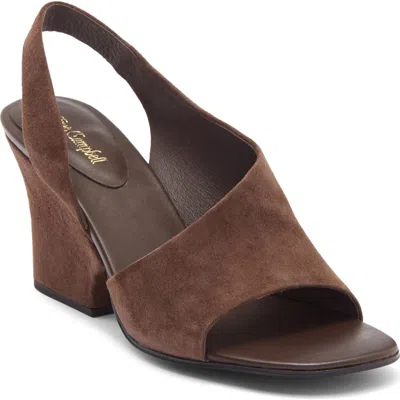 Jeffrey Campbell Pastiche Half D'orsay Sandal In Brown