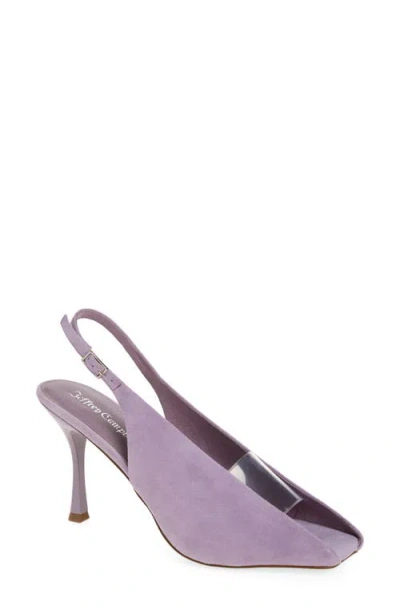 Jeffrey Campbell Patrizia Slingback Pump In Purple