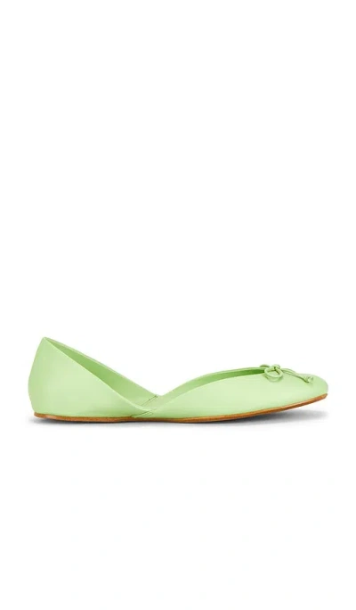 Jeffrey Campbell Perky Flat In Green