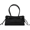Jeffrey Campbell Pesky Genuine Calf Hair Shoulder Bag In Black