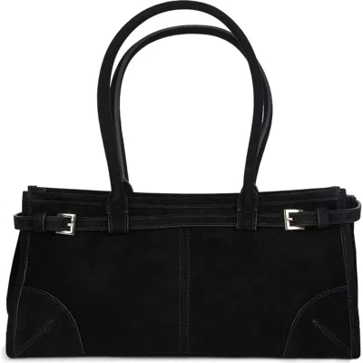 Jeffrey Campbell Pesky Leather Shoulder Bag In Black