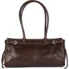Jeffrey Campbell Pesky Leather Shoulder Bag In Brown
