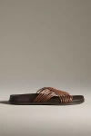 Jeffrey Campbell Plait Sandals In Brown