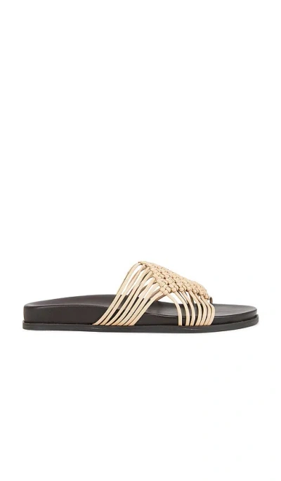 Jeffrey Campbell Plait Slides In Buff