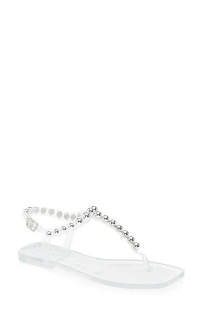JEFFREY CAMPBELL JEFFREY CAMPBELL PLATED EMBELLISHED SANDAL