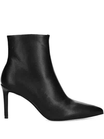 Jeffrey Campbell Point-toe Heeled Boots In Black