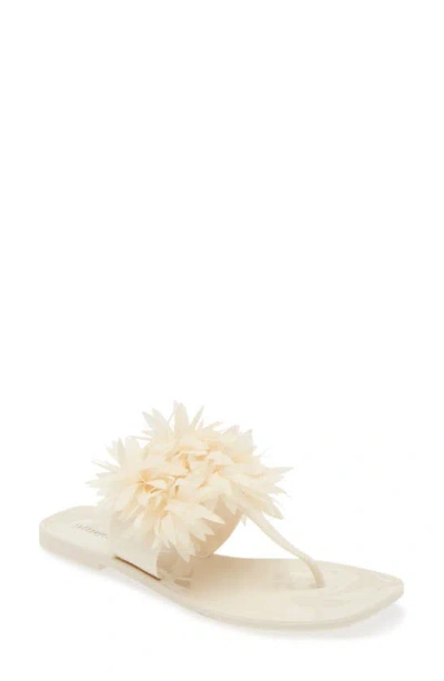 Jeffrey Campbell Pollinate T-strap Sandal In Cream Shiny