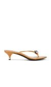 Jeffrey Campbell Preciosa Sandals In Camel & Silver