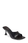 Jeffrey Campbell Sprouted Mule In Black Brown