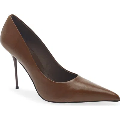 Jeffrey Campbell Pucker Pointed Toe Pump In Brown