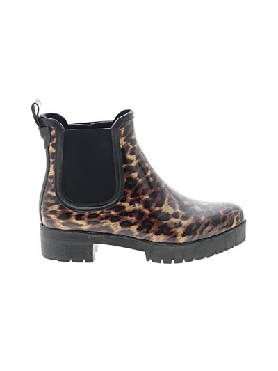 Pre-owned Jeffrey Campbell Rain Boots In Brown