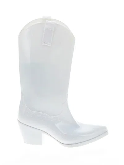 Pre-owned Jeffrey Campbell Rain Boots In White