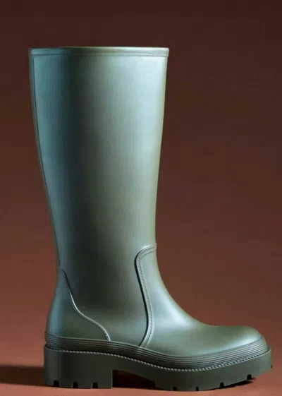 Jeffrey Campbell Rainpour Booties F22 In Khaki In Green