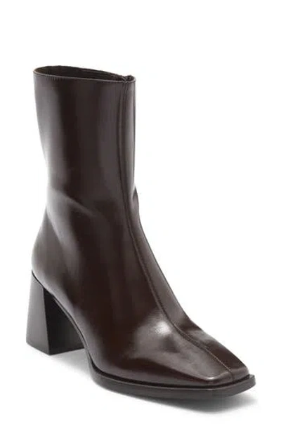 Jeffrey Campbell Reelz Leather Ankle Boot In Brown