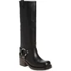 Jeffrey Campbell Harness Moto Boot In Black
