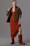 Jeffrey Campbell Reflect Tall Pull-on Boots In Red