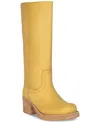 Jeffrey Campbell Reflect Boot In Yellow Distressed