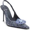 Jeffrey Campbell Regards Slingback Pump In Blue
