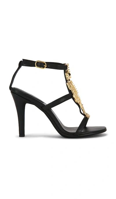 Jeffrey Campbell Reptilia Sandal In Black