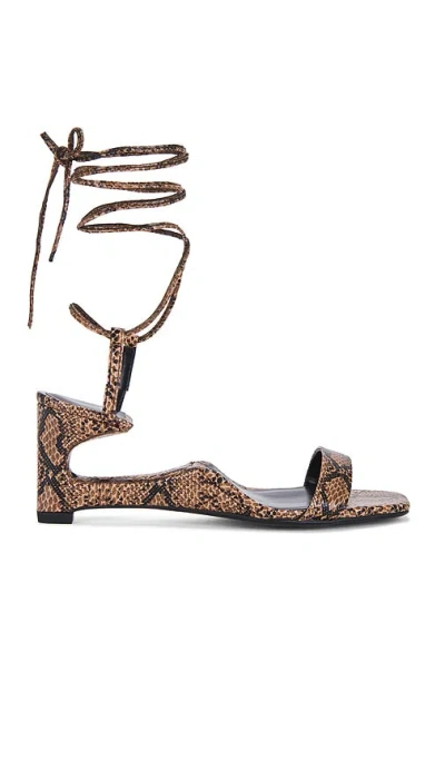 Jeffrey Campbell Reversed Sandals In Brown