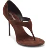 Jeffrey Campbell Rhian Stiletto Sandal In Brown