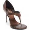 Jeffrey Campbell Rhian Stiletto Sandal In Brown