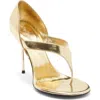 Jeffrey Campbell Rhian Stiletto Sandal In Gold