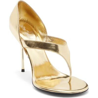 Jeffrey Campbell Rhian Stiletto Sandal In Gold