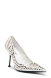 Jeffrey Campbell Risktake Stud Pointed Toe Pump In Multi