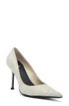 Jeffrey Campbell Risktaker Pointed Toe Pump In Ice Crackle
